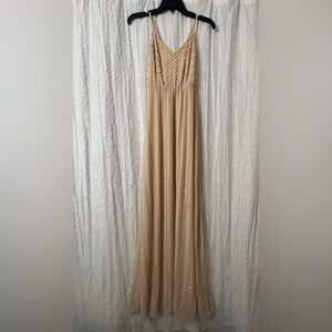 Show Me Your MuMu Beige Maxi Dress